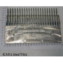 KM5130667H01 Aluminiowy grzebień dla kone schodowych